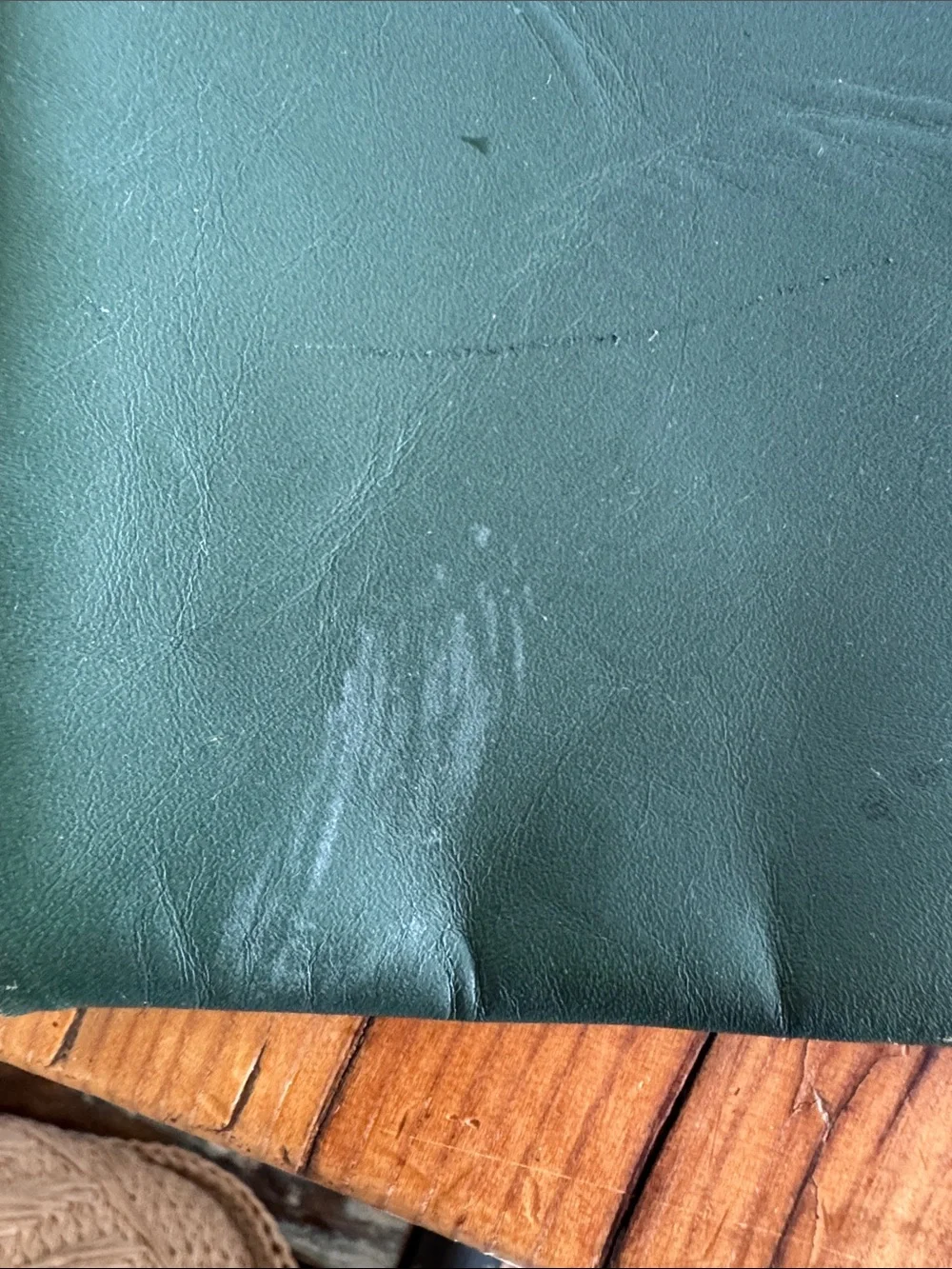 Classic Green Leather Tote Bag for Men